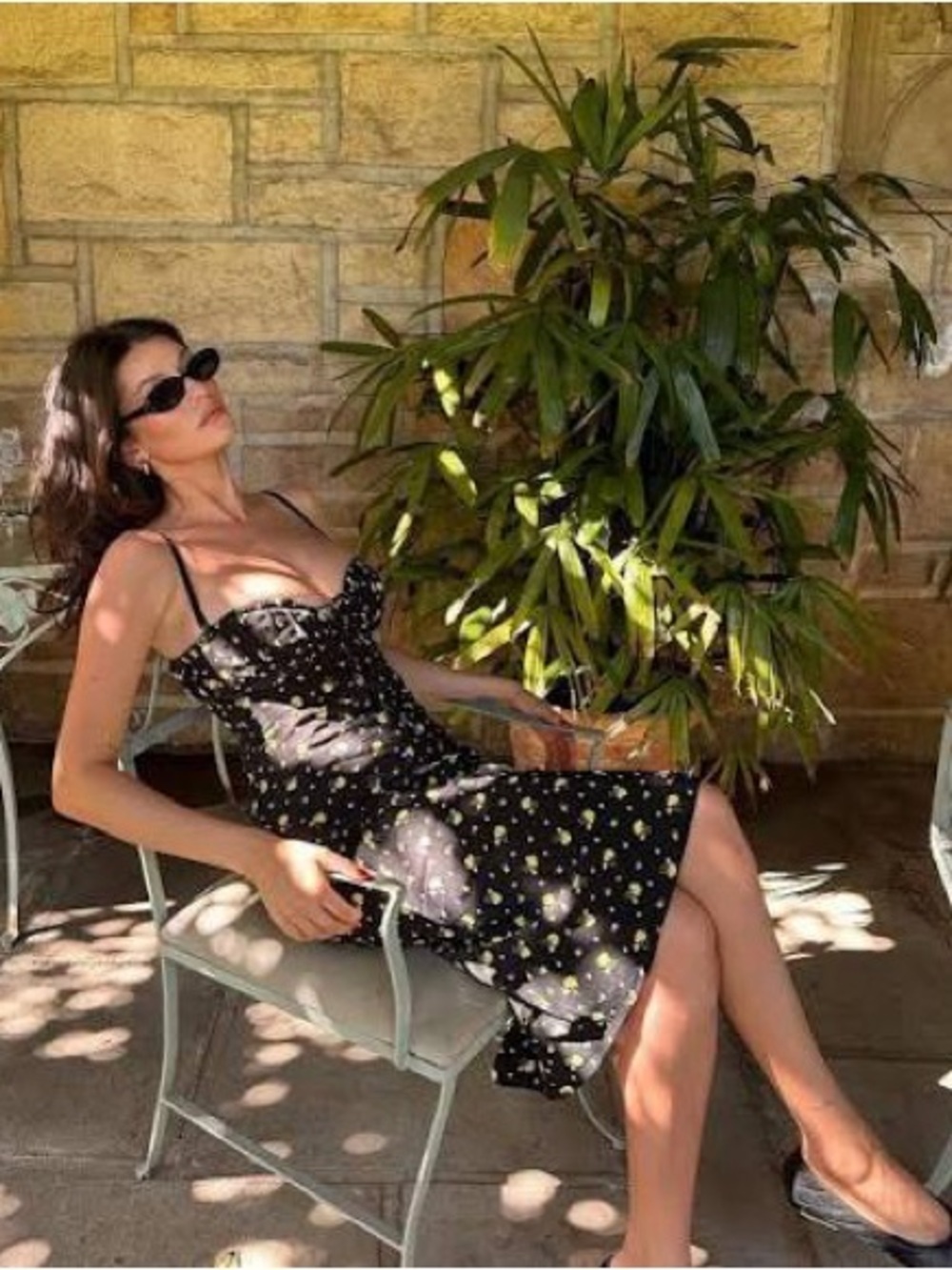 NWT Réalisation Par Iris Silk Midi Dress in the Florence print